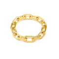 BG200G B.Tiff High Polish Gold Paperclip Bracelet