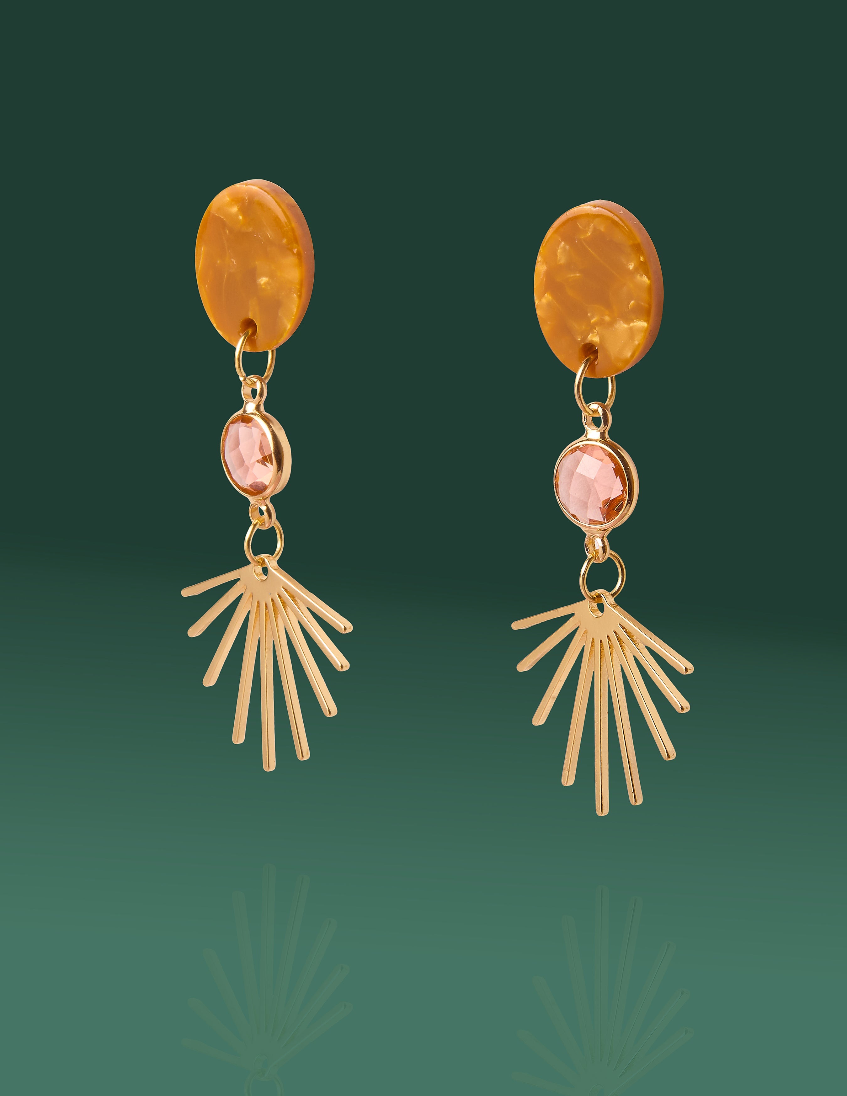 Celestial Sunbeam Three Tier Dangles