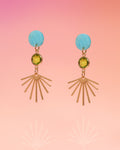 Minerva Cool Three Tier Dangle Earrings