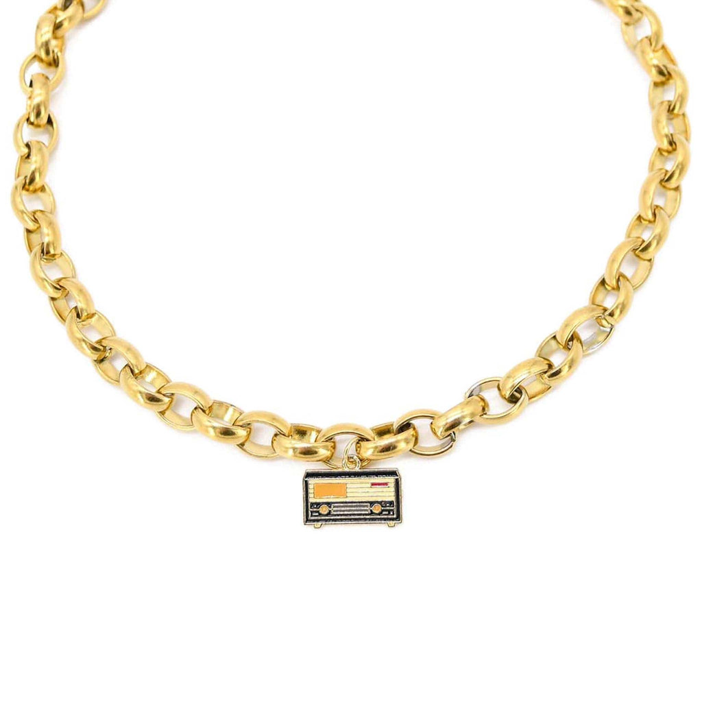 Retro Radio Necklace