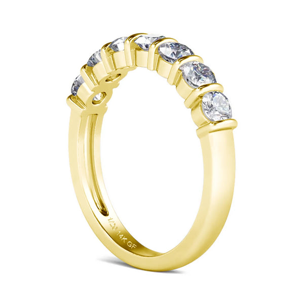 Sparkling Moissanite Gold Ring