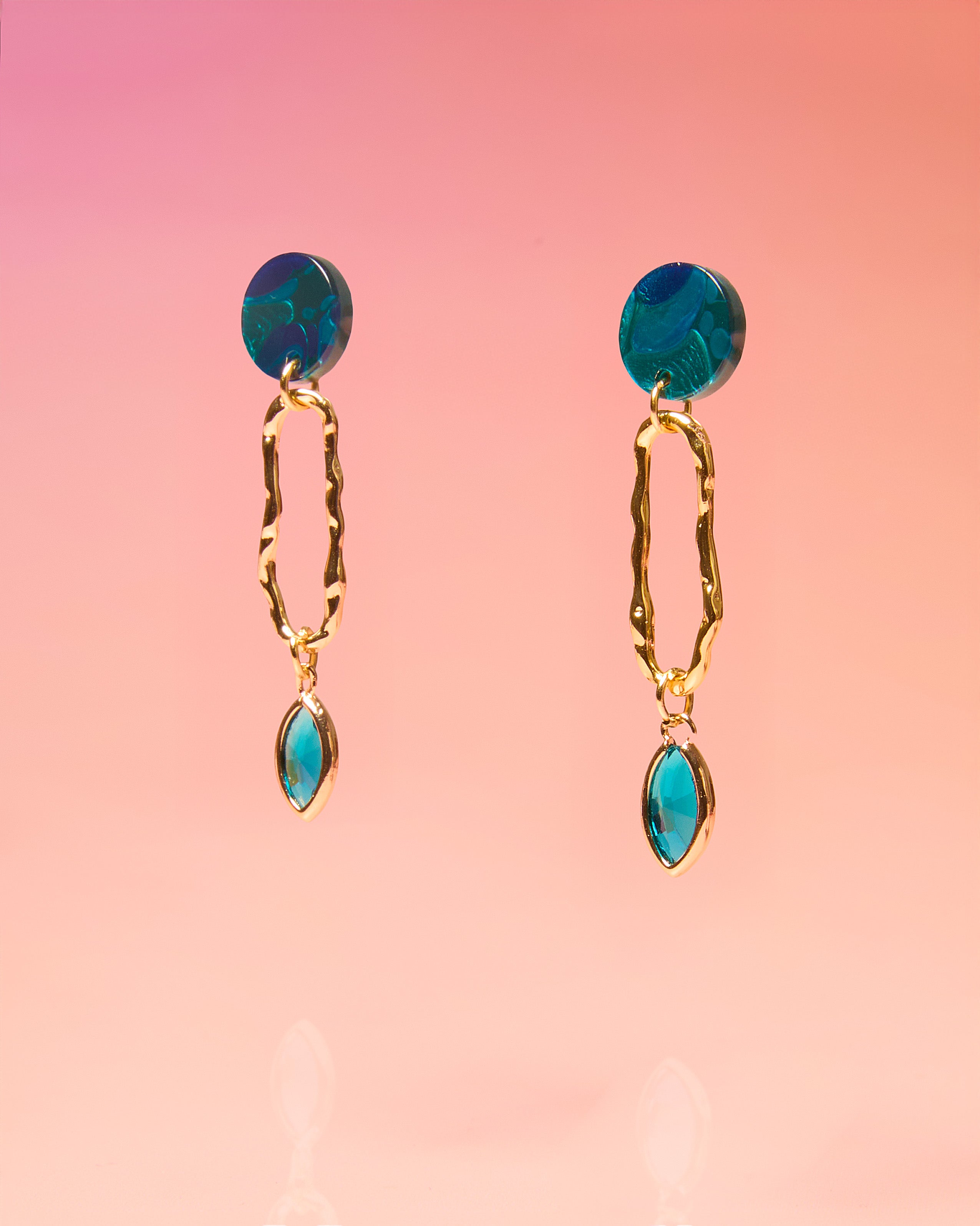 Ocean Chic Oval Hoops
