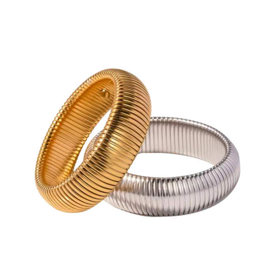 Trending 18k/Stainless Steel NON-TARNISH Chunky Bracelet